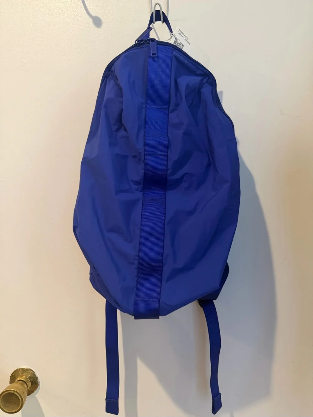 New Away Travel Everyday Backpack Wave royal blue $98 lightweight packable NWT